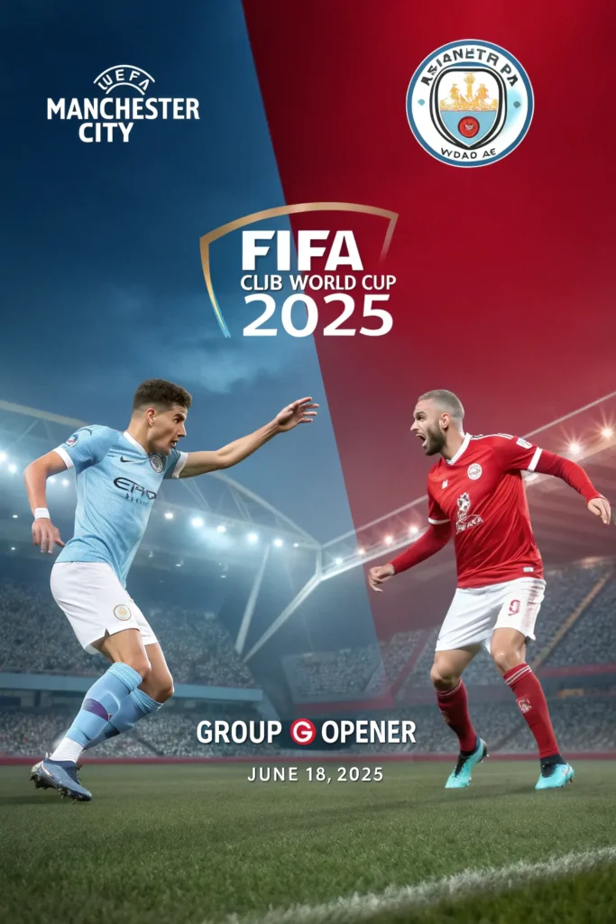 Manchester City Poised for Victory Against Wydad AC in Club World Cup Opener 2025 Manchester City vs Wydad AC